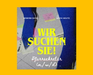 Stellenangebot Pfarrsekretär/in mit Buchhaltungsaufgaben (m/w/d) für den PV Dachau - Hl. Kreuz u. St. Peter