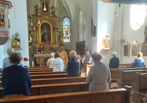 Besinnliche Zusammenkunft der Senioren in der Mitterndorfer Kirche