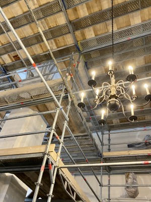 Blick in die Baustelle St. Jakob
