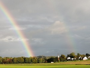 Regenbogen über St. Ursula