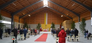 Fronleichnamsfeier in der Liegsalzhalle
