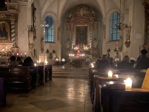 Roratemesse am 22.12.22 in St. Jakob