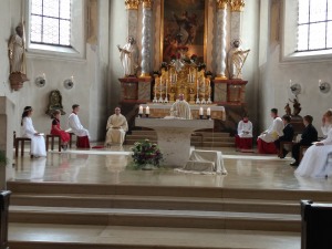 Festliche &quot;Brotzeit&quot; mit Jesus
