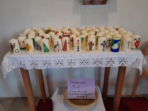 Osterkerzenbasteln